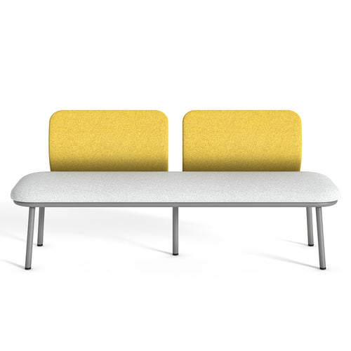 modular fabric lounge chair in yellow — MR.BIG Dubai