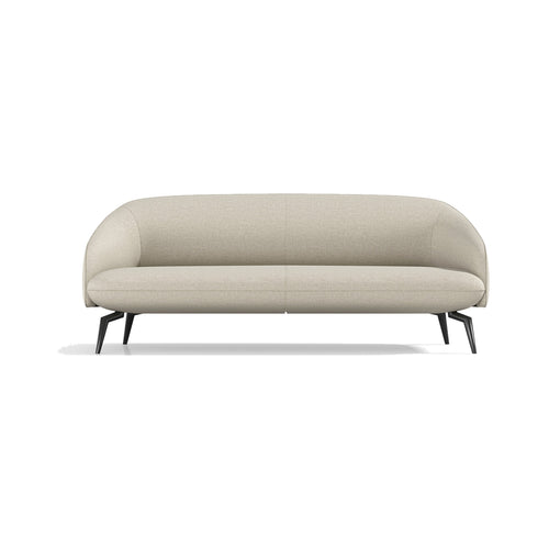 fabric reception sofa with extra-wide seat in beige — MR.BIG Dubai