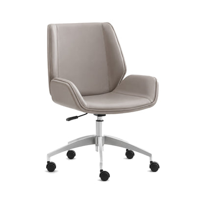 executive office chair with extra-thick cushion in grey — MR.BIG Dubai