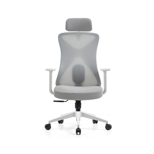 ergonomic office chair with deep recline in grey — MR.BIG Dubai
