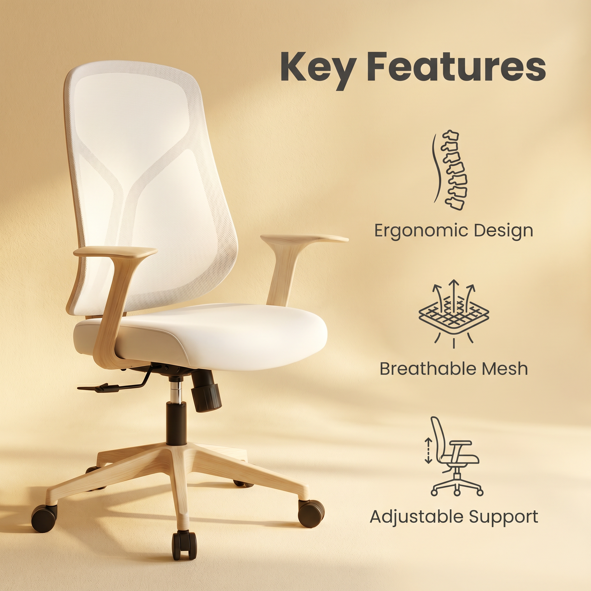 Ergonomic Mesh Office Chair