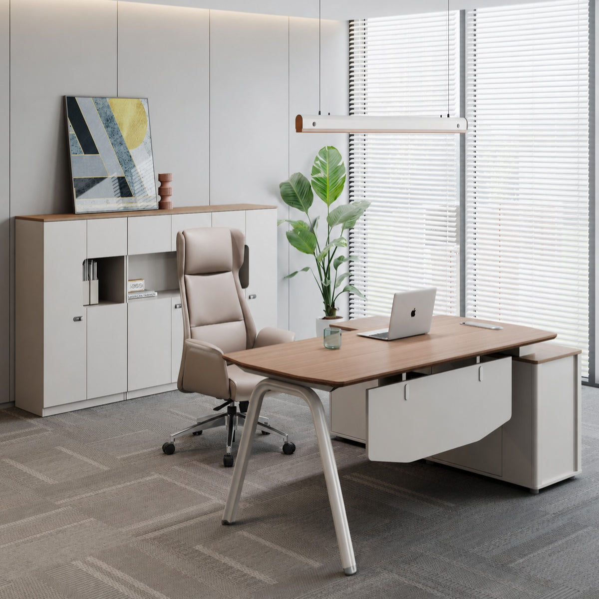Leather Desk Chair with 150 kg+ Capacity