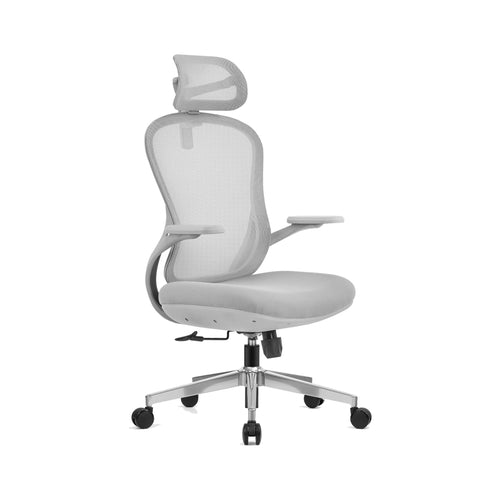 ergonomic desk chair with ergonomic design in grey — MR.BIG Dubai