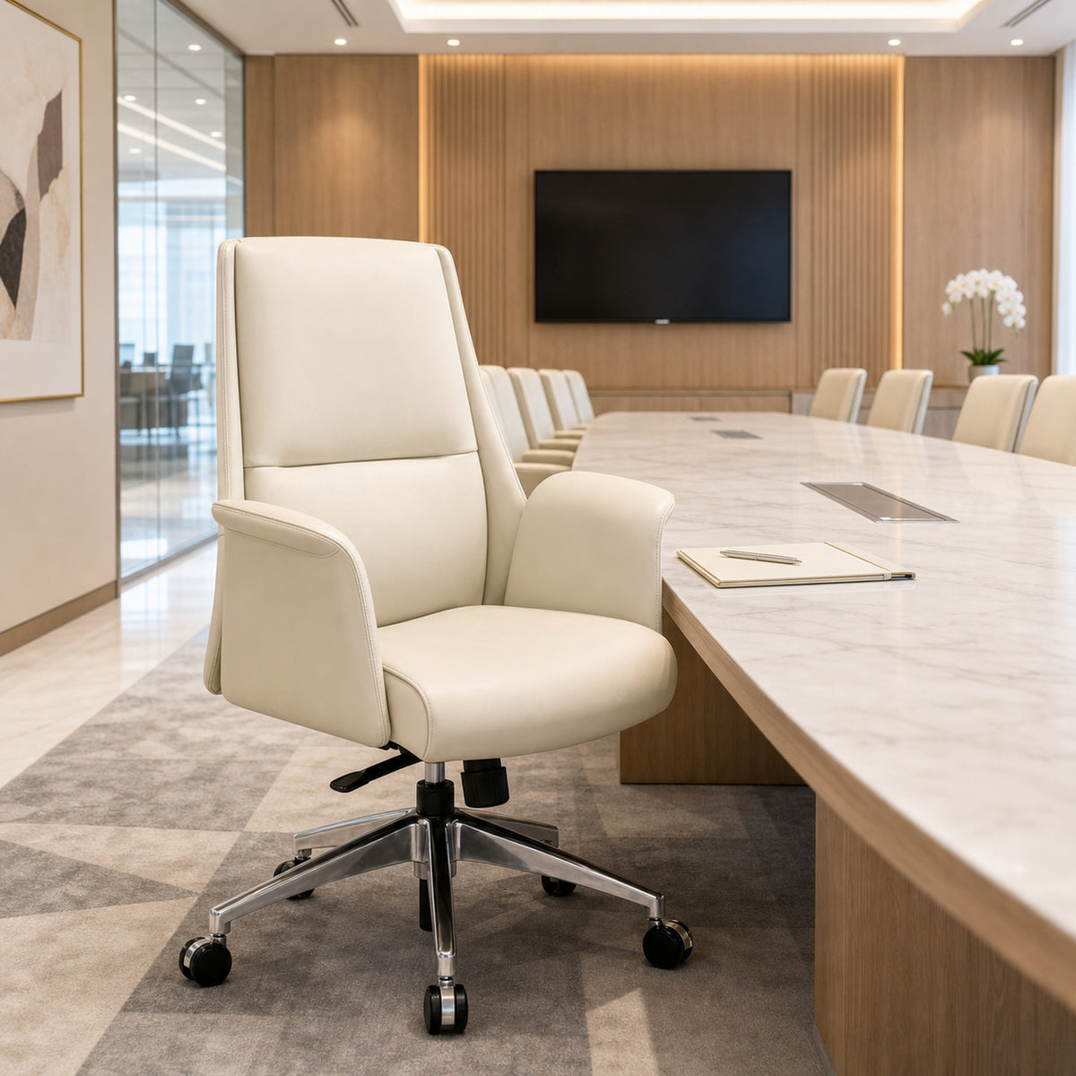 High-Back Executive Chair with 150 kg+ Capacity