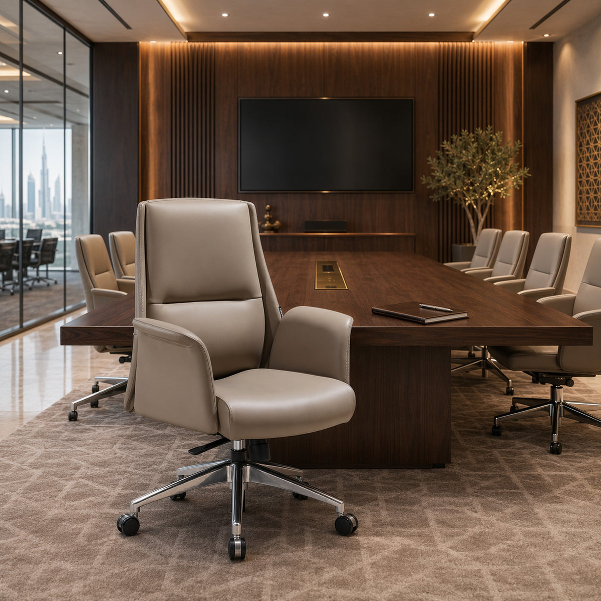High-Back Executive Chair with 150 kg+ Capacity