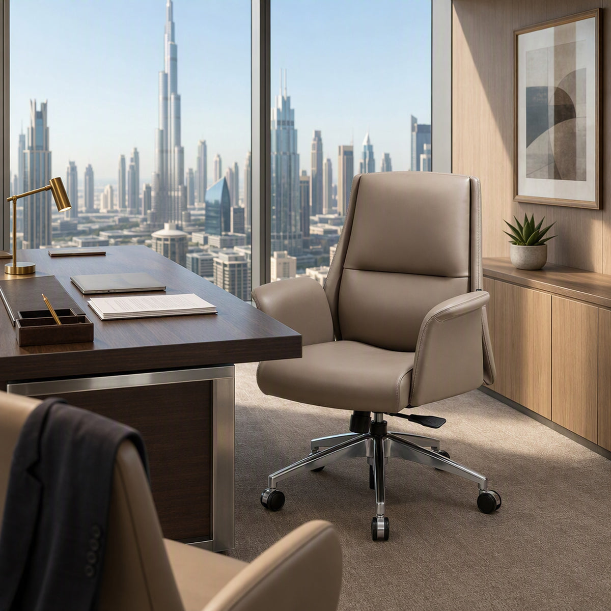 High-Back Executive Chair with 150 kg+ Capacity