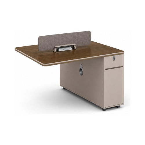 Wood Workstation Desk — MR.BIG Dubai