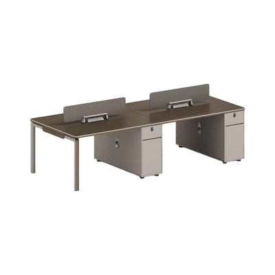 Wood Workstation Desk Bundle — MR.BIG Dubai