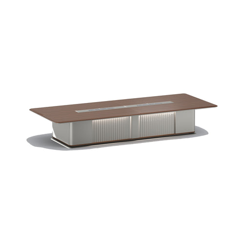conference table with 200 kg+ capacity in walnut — MR.BIG Dubai