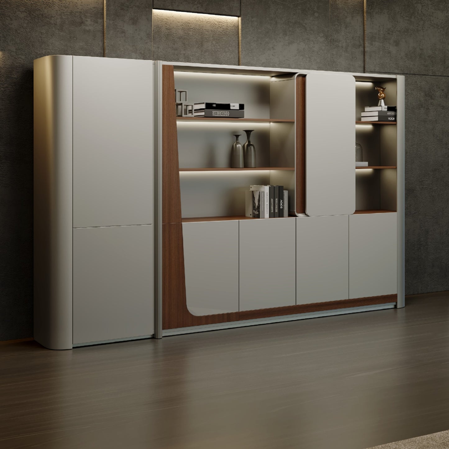 Office Cupboard — Walnut