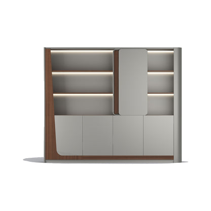office cupboard in walnut — MR.BIG Dubai