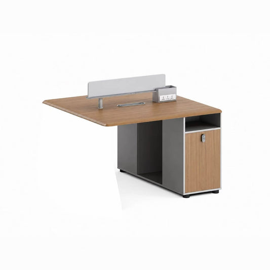 team workstation extension with privacy screens — MR.BIG Dubai